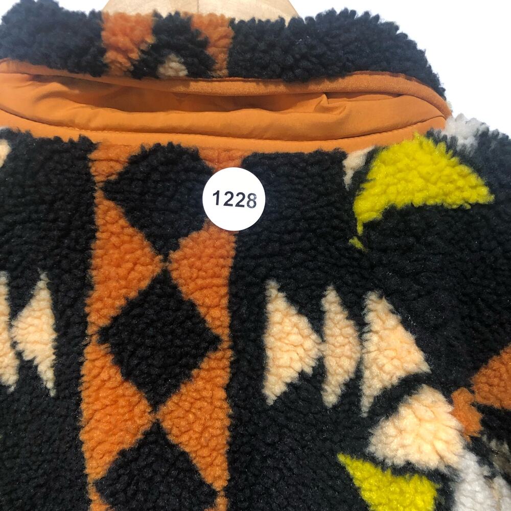 NEW Free People Hit The Slopes Printed Fleece Jacket Size S - Picture 14 of 14